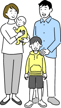 イラスト:親子のイラスト